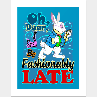 White Rabbit, Fashionably Late Posters and Art